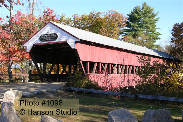 Conway, NH - Swift River Bridge - Fall